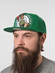 Бейсболка MITCHELL NESS арт. HS10521-BCEGREN Boston Celtics NBA (зеленый)